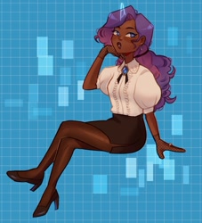 Size: 1280x1411 | Tagged: safe, artist:cinnavee, character:rarity, species:human, g4, female, humanized, solo