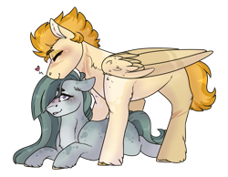 Size: 1139x885 | Tagged: safe, artist:jaysey, character:marble pie, character:spitfire, species:earth pony, species:pegasus, species:pony, ship:marblefire, g4, crack shipping, kissing, lesbian, shipping