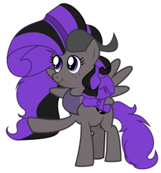 Size: 548x586 | Tagged: safe, artist:s-class-destroyer, oc, oc:marshy, species:pegasus, species:pony, g4, blushing, hoofshake, long mane, raised arm, raised hoof, simple background, solo, transparent background, vector
