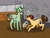 Size: 920x690 | Tagged: safe, artist:bubillee, species:pegasus, species:pony, species:unicorn, g4, chibi, dream smp, duo, father and son, male, mcyt, minecraft, ph1lza, philza (dream smp), ponified, redraw, scene interpretation, wilbur soot, wilbur soot (dream smp), youtube
