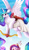 Size: 1280x2202 | Tagged: safe, artist:pridark, character:princess cadance, character:princess celestia, species:alicorn, species:pony, g4, cupid, cute, cutelestia, duo, female, flying, valentine's day