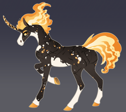 Size: 3601x3208 | Tagged: safe, artist:turnipberry, oc, oc only, parent:king sombra, parent:sunburst, parents:somburst, unnamed oc, species:pony, species:unicorn, g4, adoptable, ambiguous gender, magical gay spawn, offspring, solo