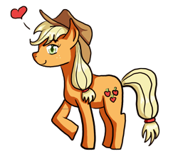 Size: 1100x1000 | Tagged: safe, artist:isabelle197, character:applejack, species:earth pony, species:pony, g4, female, solo