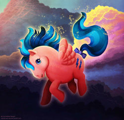 Size: 934x900 | Tagged: safe, artist:andrea-koupal, character:firefly, species:pegasus, species:pony, g1, color porn, female, solo