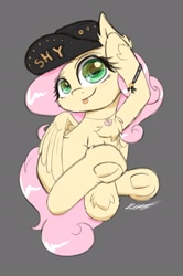 Size: 1275x1920 | Tagged: safe, artist:phoenixrk49, character:fluttershy, species:pegasus, species:pony, g4, armband, baseball cap, blep, chest fluff, simple background, solo, swag, thug life, tongue out, underhoof