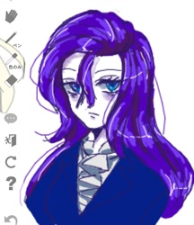 Size: 1080x1252 | Tagged: safe, artist:subway_red, character:rarity, species:eqg human, g4, bust, solo