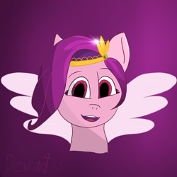 Size: 2048x2048 | Tagged: safe, artist:deviantxs, manebooru original, character:pipp petals, species:pegasus, species:pony, g5, looking at you, pipp wings, solo