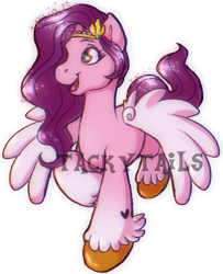 Size: 596x735 | Tagged: safe, artist:tackytails, character:pipp petals, species:pegasus, species:pony, g5, circlet, coat markings, pipp wings, simple background, socks (coat marking), solo, transparent background, unshorn fetlocks, watermark