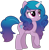 Size: 1024x1048 | Tagged: safe, artist:emeraldblast63, character:izzy moonbow, species:pony, species:unicorn, g5, cutie mark, generation leap, gradient hair, horn pattern, raised hoof, simple background, solo, transparent background