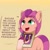 Size: 2800x2800 | Tagged: safe, artist:nihiabi, character:sunny starscout, species:earth pony, species:pony, g5, braid, bust, dialogue, friendship journal, hoof hold, religion, simple background, solo, speech bubble, text, unshorn fetlocks