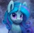Size: 800x786 | Tagged: oc needed, safe, artist:akemi_arts, oc, oc only, species:crystal pony, species:pony, species:unicorn, g4, bust, gradient hair, horn pattern, simple background, snow, solo