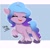 Size: 2428x2428 | Tagged: safe, artist:skylinepony_, character:izzy moonbow, species:pony, species:unicorn, g5, blank flank, gradient hair, raised hoof, unshorn fetlocks