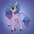 Size: 750x738 | Tagged: safe, artist:prismthepup, character:izzy moonbow, species:classical unicorn, species:pony, species:unicorn, g5, cutie mark, gradient hair, horn, horn pattern, solo