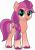 Size: 4491x6351 | Tagged: safe, artist:pumpkinpieforlife, character:sunny starscout, species:earth pony, species:pony, g5, braid, coat markings, cutie mark, happy, simple background, socks (coat marking), solo, transparent background, unshorn fetlocks, vector