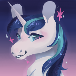 Size: 400x400 | Tagged: safe, artist:alabasterpeony, character:shining armor, species:pony, species:unicorn, g4, male, solo