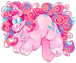 Size: 1280x1066 | Tagged: safe, artist:corvoidraws, character:pinkie pie, species:earth pony, species:pony, g4, female, simple background, solo, transparent background