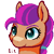 Size: 256x256 | Tagged: safe, artist:bitassembly, character:sunny starscout, species:earth pony, species:pony, g5, braid, bust, pixel art, simple background, solo, transparent background