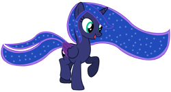 Size: 10702x5724 | Tagged: safe, artist:laszlvfx, character:princess luna, species:alicorn, species:pony, g4, absurd resolution, simple background, solo, transparent background, vector, younger