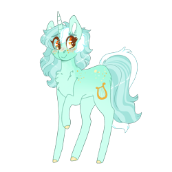 Size: 2000x2000 | Tagged: safe, artist:scarletskitty12, character:lyra heartstrings, species:pony, species:unicorn, g4, alternate hairstyle, blushing, chest fluff, female, freckles, mare, markings, raised hoof, redesign, simple background, solo, transparent background, unshorn fetlocks