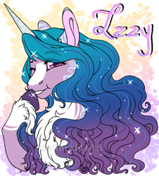 Size: 785x868 | Tagged: safe, artist:malinraf1615, character:izzy moonbow, species:pony, species:unicorn, g5, female, gradient hair, grin, mare, markings, one eye closed, raised hoof, simple background, smiling, solo, transparent background, unshorn fetlocks, wink