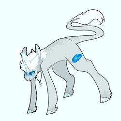 Size: 768x768 | Tagged: oc needed, safe, artist:lullabythesloth, oc, species:classical unicorn, species:pony, species:unicorn, g4, ambiguous gender, solo
