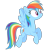 Size: 2449x2449 | Tagged: safe, artist:anxet, character:rainbow dash, species:pegasus, species:pony, g4, digital art, simple background, solo, transparent background, vector