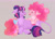 Size: 1920x1392 | Tagged: safe, artist:nyota71, character:pinkie pie, character:twilight sparkle, character:twilight sparkle (unicorn), species:earth pony, species:pony, species:unicorn, ship:twinkie, g4, cute, diapinkes, female, gray background, lesbian, shipping, simple background, twiabetes