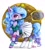 Size: 1569x1756 | Tagged: safe, artist:lailyren, character:izzy moonbow, species:pony, species:unicorn, g5, armband, childproof horn, clothing, cute, gradient hair, izzy's tennis ball, izzybetes, mouth hold, raised hoof, skirt, socks, solo, sports outfit, sweatband, tennis ball, tennis racket, that pony sure does love tennis balls, unshorn fetlocks, wink