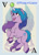 Size: 744x1038 | Tagged: safe, artist:bluekite-falls, character:izzy moonbow, species:pony, species:unicorn, g5, bracelet, card, chest fluff, childproof horn, cutie mark, ear fluff, gradient hair, izzy's tennis ball, prance card game, solo, tennis ball, that pony sure does love tennis balls, unshorn fetlocks