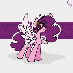 Size: 768x768 | Tagged: safe, artist:twilifnx, character:pipp petals, species:pegasus, species:pony, g5, circlet, ear fluff, pipp wings, solo
