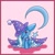 Size: 1500x1500 | Tagged: safe, artist:pinkquartmethyst, character:trixie, species:pony, species:unicorn, g4, big ears, cape, clothing, cute, diatrixes, female, floppy ears, hat, mare, solo, trixie's cape, trixie's hat, wizard hat