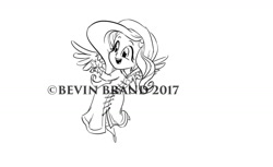 Size: 1280x785 | Tagged: safe, artist:bevin brand, character:fluttershy, species:eqg human, g4, my little pony:equestria girls, clothing, coat, flying, obtrusive watermark, official fan art, ponied up, solo, watermark