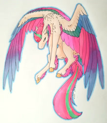 Size: 1920x2196 | Tagged: safe, artist:oneiria-fylakas, character:zipp storm, species:pegasus, species:pony, g5, colored wings, solo, unshorn fetlocks, wings