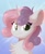 Size: 842x1024 | Tagged: safe, artist:kebchach, character:sweetie belle, species:pony, species:unicorn, g4, abstract background, chest fluff, cute, diasweetes, ear fluff, female, fluffy, looking at you, mare, older, older sweetie belle, smiling, solo, three quarter view