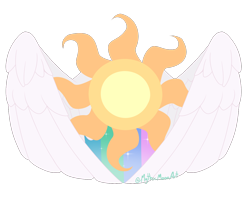 Size: 1250x1000 | Tagged: safe, artist:mythicmoonart, character:princess celestia, species:alicorn, species:pony, g4, cutie mark, wings