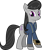 Size: 1280x1509 | Tagged: safe, artist:datbrass, artist:ponygamer2020, character:octavia melody, species:earth pony, species:pony, fallout equestria, g4, clothing, crossover, cute, digital art, fallout, female, happy, jumpsuit, looking at you, mare, pipboy, simple background, solo, transparent background, vault suit, vector, video game