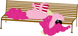 Size: 650x303 | Tagged: safe, artist:inthewind, character:pinkie pie, species:earth pony, species:pony, g4, food, popcorn, sunglasses
