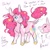 Size: 1200x1200 | Tagged: safe, artist:tinymochadeer, character:pinkie pie, species:donkey, g4, alternate design, braces, redesign, small