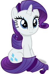 Size: 2785x4224 | Tagged: safe, artist:anime-equestria, character:rarity, species:pony, species:unicorn, g4, :3, cute, digital art, eyeshadow, female, horn, makeup, mare, raribetes, simple background, sitting, smiling, solo, transparent background, vector