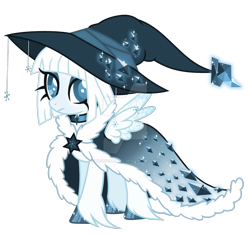 Size: 1600x1515 | Tagged: safe, artist:magicdarkart, oc, species:pegasus, species:pony, g4, cloak, clothing, female, hat, mare, simple background, solo, transparent background, witch hat