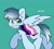 Size: 1200x1088 | Tagged: safe, artist:cottonsweets, oc, oc only, oc:scirocco seaspray, species:pegasus, species:pony, g4, blue background, cute, genderfluid, genderfluid pride flag, holding, mouth hold, nonbinary, ocbetes, pegasus oc, pride, pride flag, scirobetes, simple background, ych result
