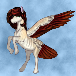 Size: 1956x1964 | Tagged: safe, artist:temp, oc, oc:jolene, species:changeling, species:pegasus, species:pony, g4, agender, disguised changeling, nonbinary, solo