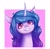 Size: 1024x1007 | Tagged: safe, artist:cloudberry_mess, character:izzy moonbow, species:pony, species:unicorn, g5, bust, gradient hair, smiling, solo