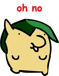 Size: 575x732 | Tagged: safe, artist:riddleoflightning, oc, oc only, oc:adrenaline rush, g4, bean pony, blep, comic sans, simple background, text, tongue out, transparent background