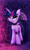 Size: 1800x3000 | Tagged: safe, artist:darksly, character:twilight sparkle, character:twilight sparkle (alicorn), species:alicorn, species:pony, g4, abstract background, clothing, colored hooves, colored wings, ear fluff, evil, eyeshadow, fangs, female, high res, hooves, lidded eyes, looking at you, makeup, mare, multicolored wings, sharp teeth, slit eyes, smiling, solo, wings