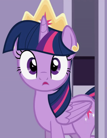 Size: 351x450 | Tagged: safe, artist:agrol, character:twilight sparkle, character:twilight sparkle (alicorn), species:alicorn, species:pony, episode:the last problem, g4, my little pony: friendship is magic, adorkable, animated, cropped, crown, cute, dawwww, dork, female, gif, happy, hnnng, how to be a princess, jewelry, lip bite, mare, regalia, show accurate, smiling, solo, twiabetes