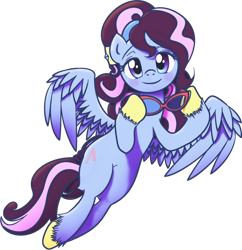 Size: 1024x1057 | Tagged: safe, artist:raftclan, oc, oc only, oc:beebarb, species:pegasus, species:pony, equestria daily, g4, female, glasses, mare, remembering beebarb, rest in peace, transparent background
