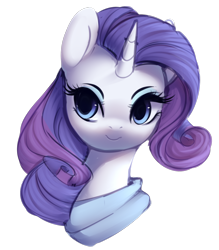 Size: 1220x1394 | Tagged: safe, artist:dammmnation, character:rarity, species:pony, species:unicorn, g4, bust, clothing, cute, eyebrows, female, mare, portrait, raribetes, simple background, solo, transparent background