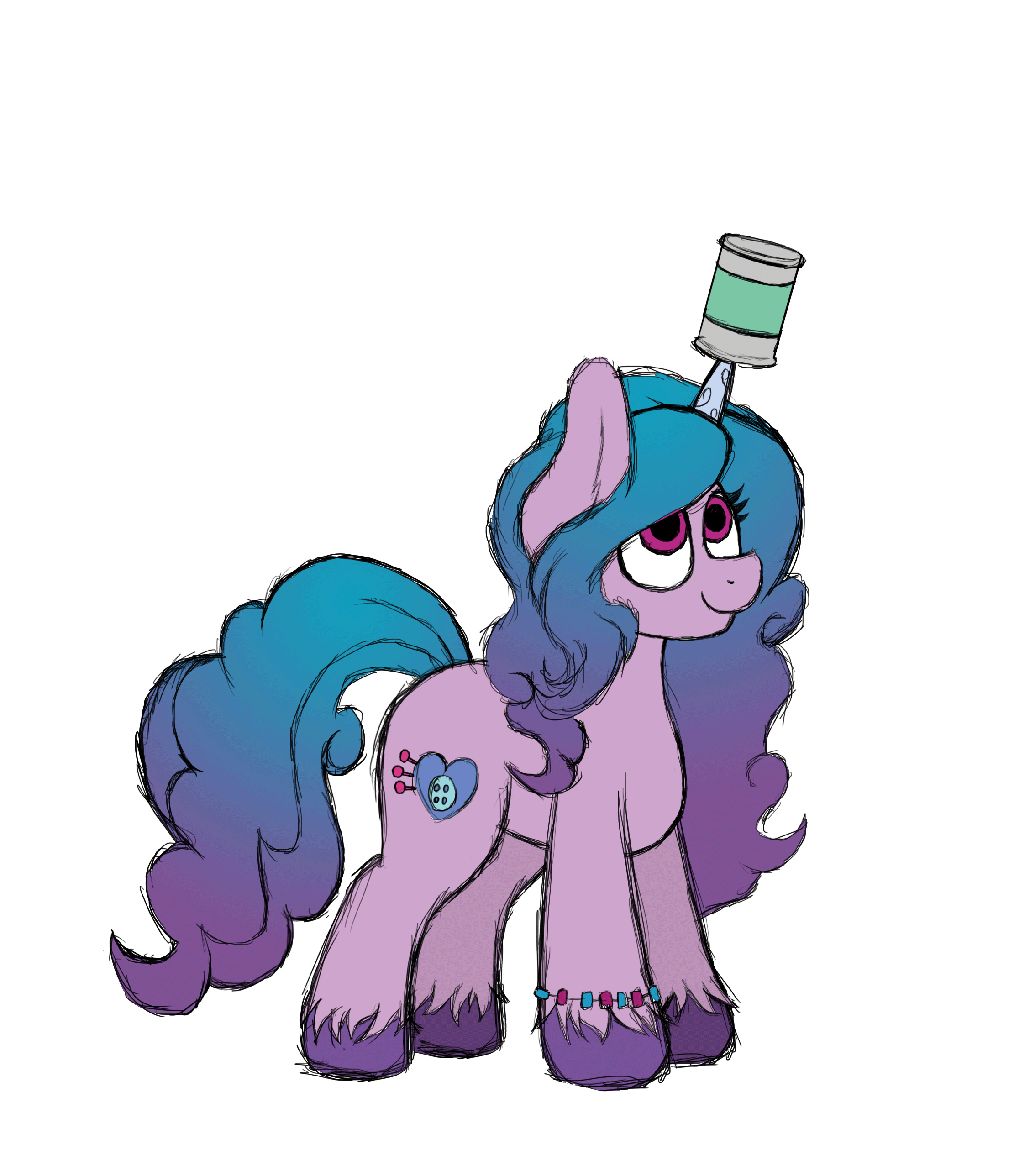 Size: 2256x2576 | Tagged: source needed, safe, artist:aaathebap, character:izzy moonbow, species:pony, species:unicorn, g5, animated, beans, bouncing, bracelet, cute, female, food, gradient mane, high res, izzybetes, jewelry, looking up, mare, simple background, smiling, solo, that pony sure does love beans, unshorn fetlocks, white background