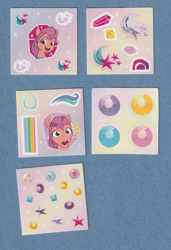 Size: 1540x2250 | Tagged: safe, character:sunny starscout, species:earth pony, g5, merchandise, photo, sticker, sticker set